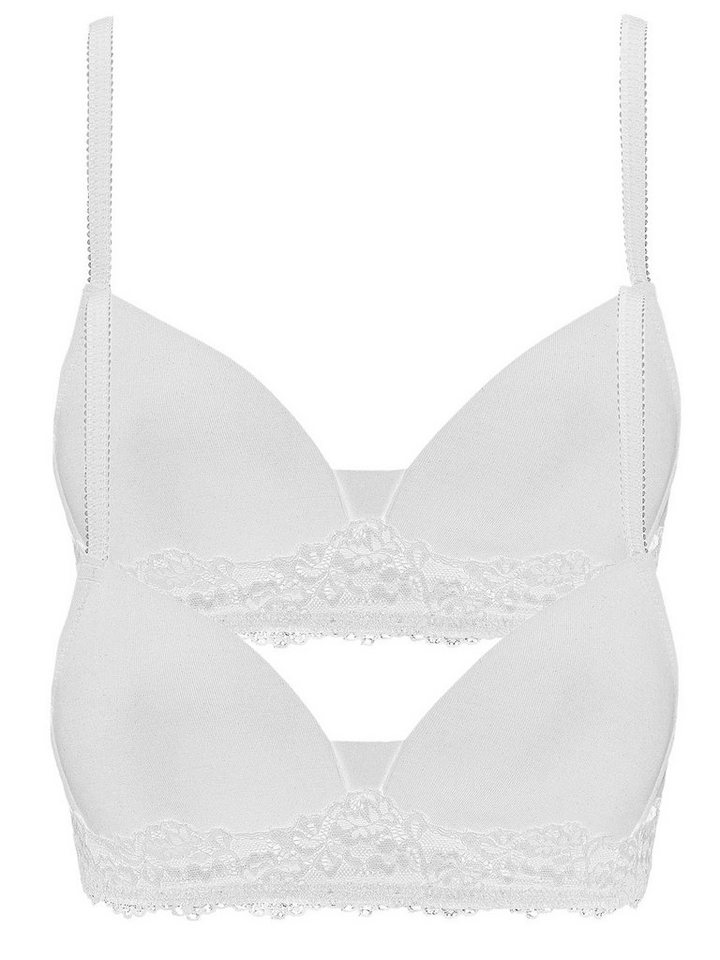 Nina Von C. Set: Bügelloser BH 2er Pack Soft BH Romance (Spar-Set, 2-tlg) - von Nina Von C.