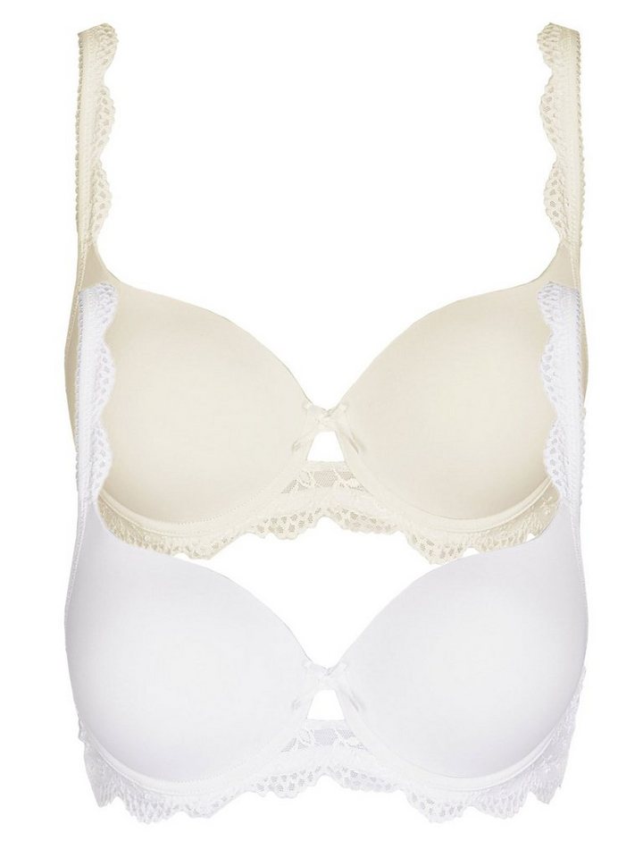 Nina Von C. Set: Schalen-BH 2er Pack Dirndl BH Silver Edition (Spar-Set, 2-tlg) Push up Effekt von Nina Von C.