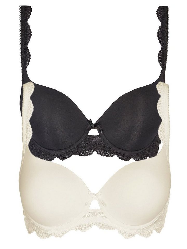 Nina Von C. Set: Schalen-BH 2er Pack Dirndl BH Silver Edition (Spar-Set, 2-tlg) Push up Effekt von Nina Von C.