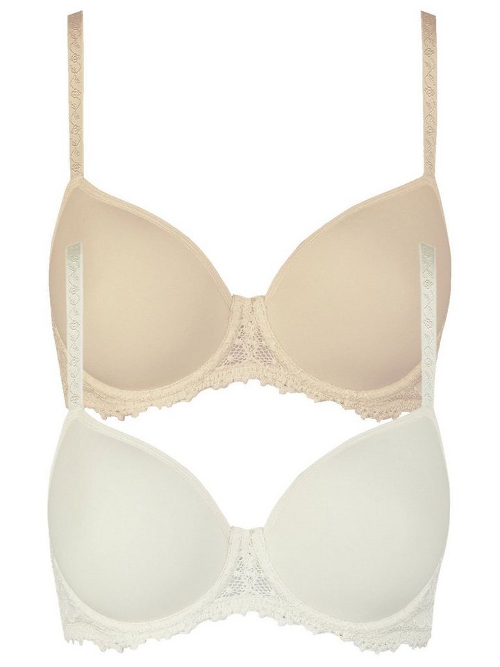 Nina Von C. Set: Schalen-BH 2er Pack Spacer BH mit Bügel Millefleurs (Spar-Set, 2-tlg) - von Nina Von C.