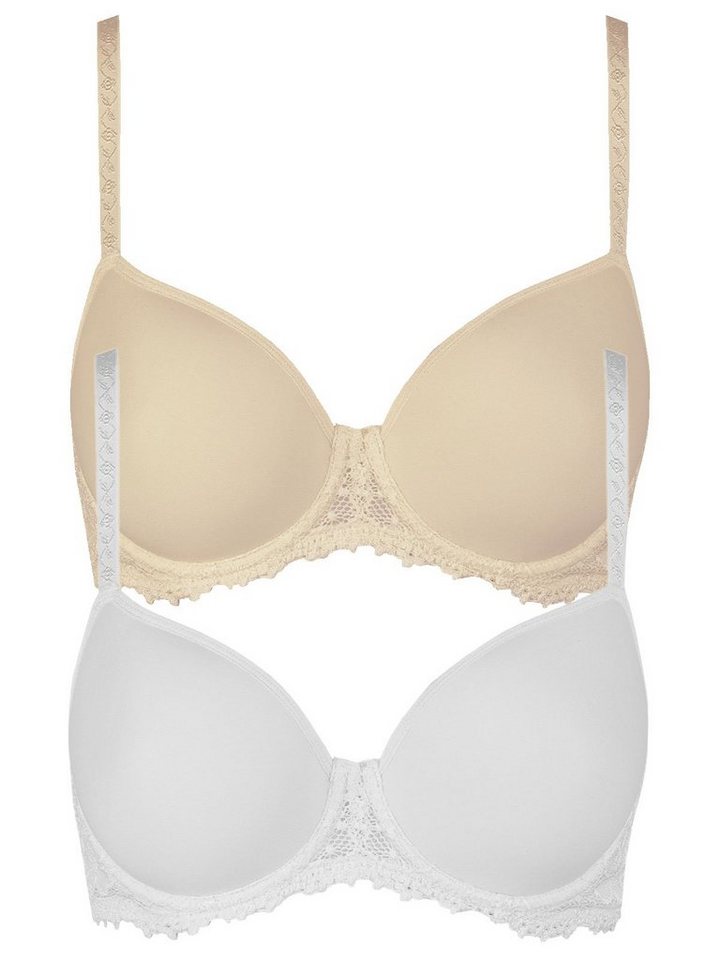 Nina Von C. Set: Schalen-BH 2er Pack Spacer BH mit Bügel Millefleurs (Spar-Set, 2-tlg) - von Nina Von C.