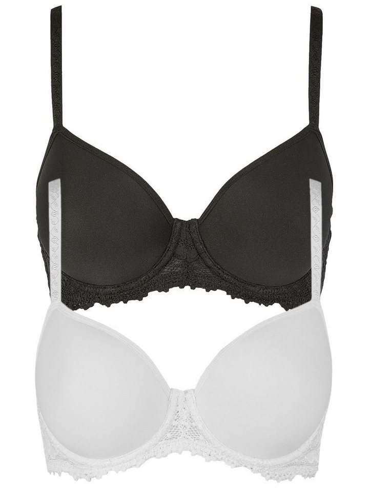 Nina Von C. Set: Schalen-BH 2er Pack Spacer BH mit Bügel Millefleurs (Spar-Set, 2-tlg) - von Nina Von C.