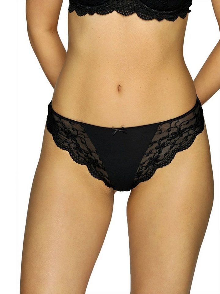 Nina Von C. String 3er Pack Damen String Silver Edition (Spar-Set, 3-St) Zwickel von Nina Von C.