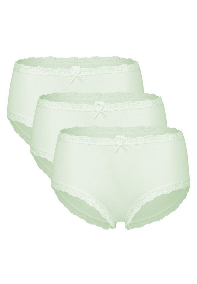 Nina Von C. Taillenslip 3er Pack Cosy (Spar-Set, 3-St) Taillen Slip - Weicher Modal-Mix, Dekorative Spitze an Bund und Bein von Nina Von C.