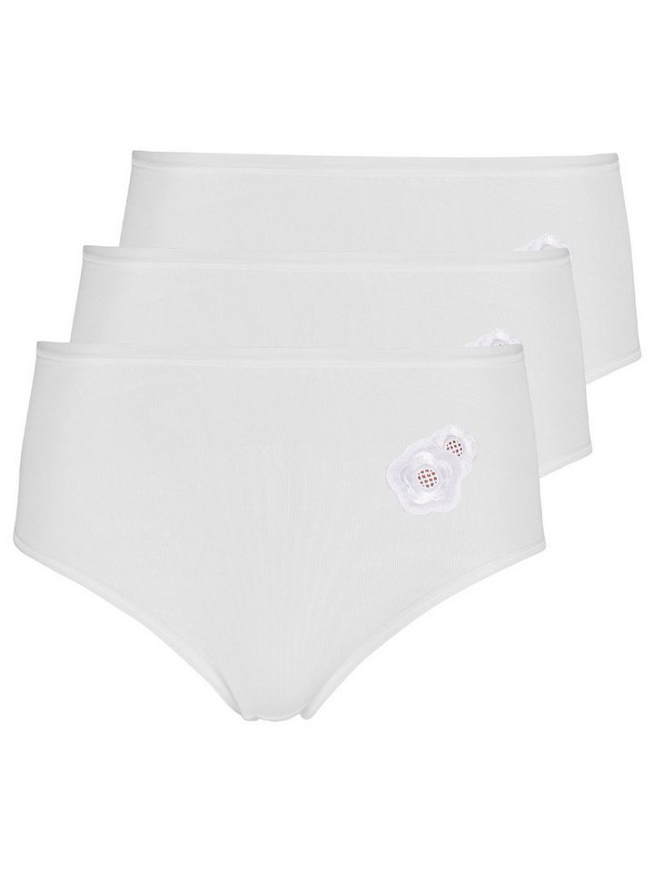 Nina Von C. Taillenslip 3er Pack Damen Taillenslip Daily (Packung, 3-St) Zwickel von Nina Von C.