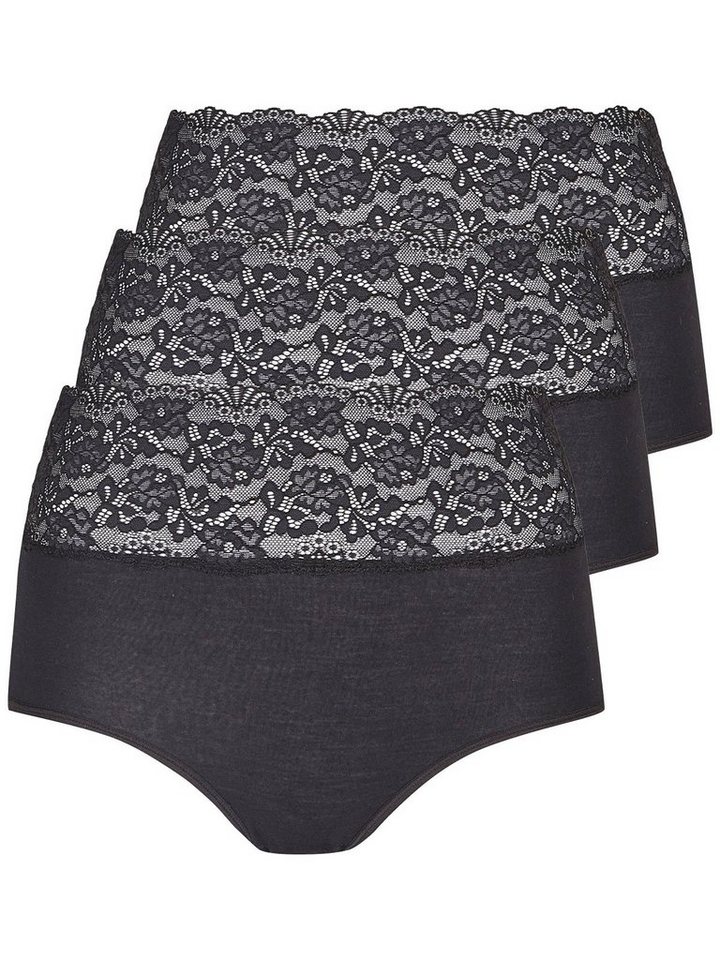 Nina Von C. Taillenslip 3er Pack Damen Taillenslip Romance (Spar-Set, 3-St) - von Nina Von C.
