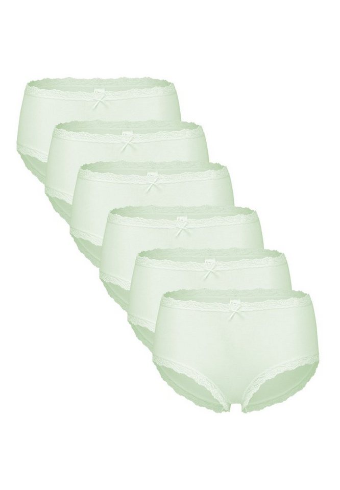 Nina Von C. Taillenslip 6er Pack Cosy (Spar-Set, 6-St) Taillen Slip - Weicher Modal-Mix, Dekorative Spitze an Bund und Bein von Nina Von C.