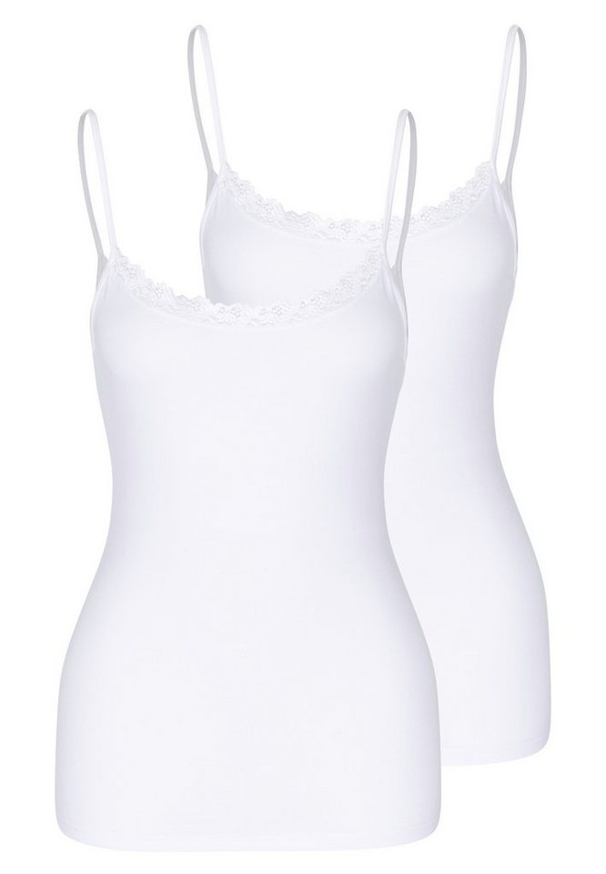 Nina Von C. Unterhemd 2er Pack Cosy (Spar-Set, 2-St) Spaghetti Top - Spitze am Dekolleté von Nina Von C.