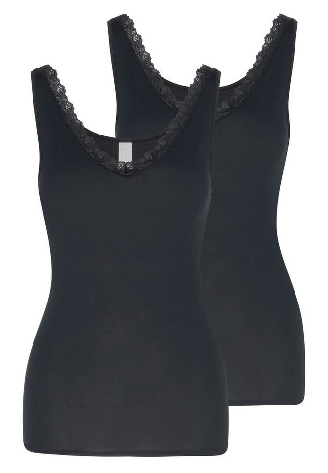 Nina Von C. Unterhemd 2er Pack Cosy (Spar-Set, 2-St) Unterhemd / Top - Spitze am Dekolleté von Nina Von C.