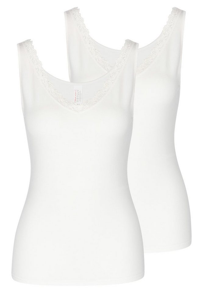 Nina Von C. Unterhemd 2er Pack Cosy (Spar-Set, 2-St) Unterhemd / Top - Spitze am Dekolleté von Nina Von C.
