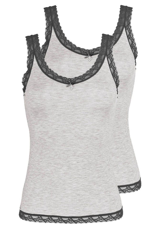 Nina Von C. Unterhemd 2er Pack Kim (Spar-Set, 2-St) Shirt - Im modischen Design, Perfekte Passform, Angenehm auf der Haut von Nina Von C.