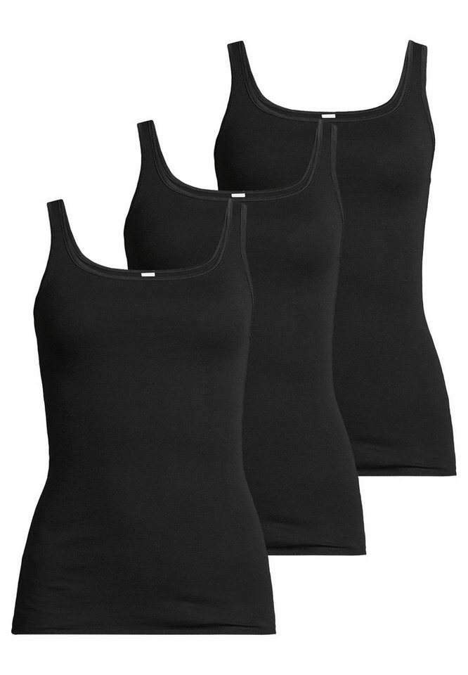 Nina Von C. Unterhemd 3er Pack Fine Cotton (Spar-Set, 3-St) Unterhemd / Top - Baumwolle - Atmungsaktiv von Nina Von C.