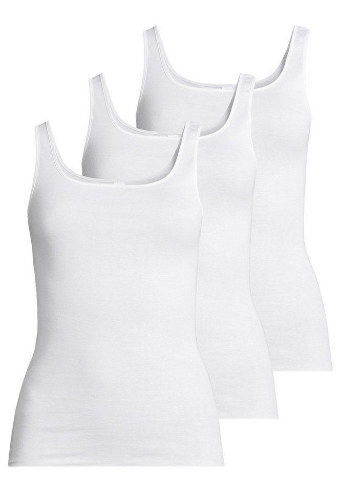 Nina Von C. Unterhemd 3er Pack Fine Cotton (Spar-Set, 3-St) Unterhemd / Top - Baumwolle - Atmungsaktiv von Nina Von C.