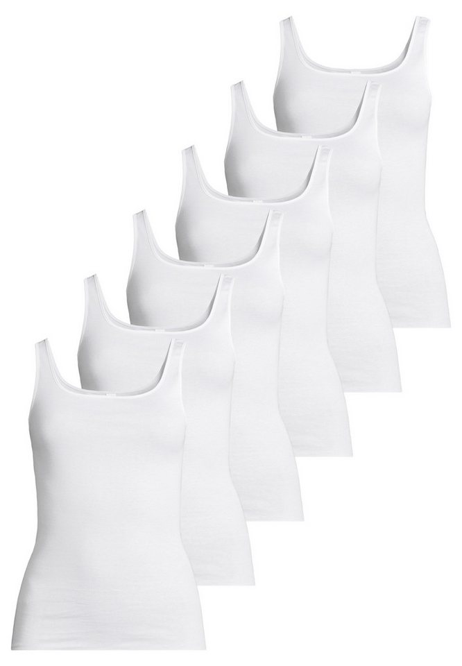 Nina Von C. Unterhemd 6er Pack Fine Cotton (Spar-Set, 6-St) Unterhemd / Top - Baumwolle - Atmungsaktiv von Nina Von C.