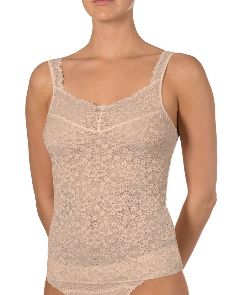 Nina Von C. Unterhemd Millefleurs Spitzentop Hemdchen elastische Spitze Gr. 38 40 42 44 46 48 von Nina Von C.