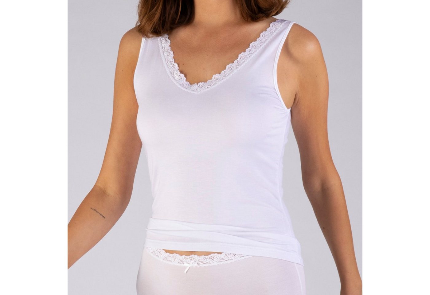 Nina Von C. Unterhemd Nina von C. Cosy Achseltop 2er Pack (42 Weiss) von Nina Von C.