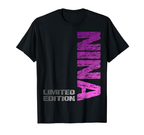 Nina Name Vorname Mädchen Frau Geburtstag T-Shirt Nina Name Vorname Mädchen Frau Geburtstag T-Shirt von Nina Vorname Mädchen Frau Name