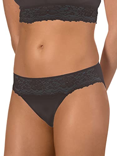 Damen Slip, Schwarz, 40 von Nina von C