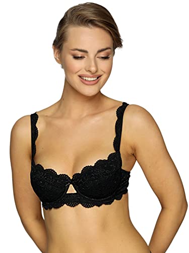 Dirndl BH von Nina von C, push up BH, Gr.-100C, Schwarz von Nina von C.