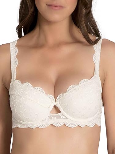 Dirndl BH von Nina von C, push up BH, Gr.-75D, Champagner von Nina von C.