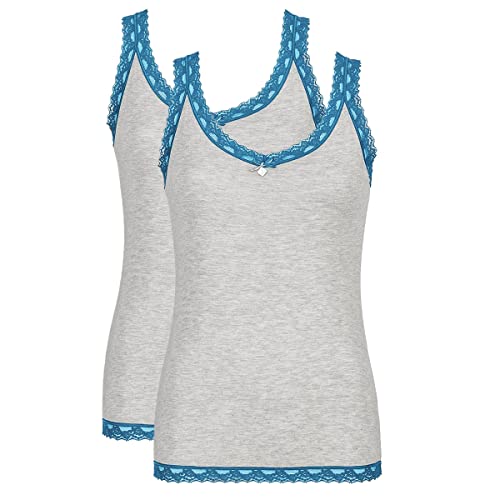 Like It - Kim - Shirt - 2er Pack (L Deep Aqua) von Nina von C