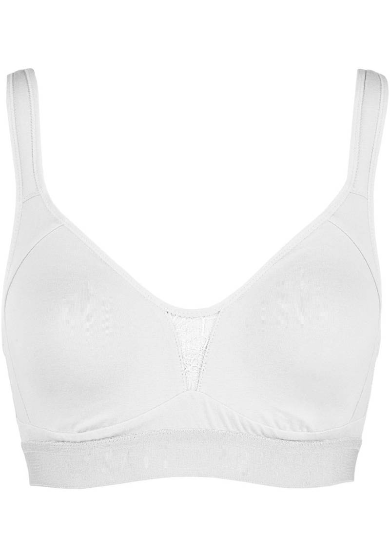 Nina Von C. Bügelloser BH ""Cotton Shape"", ohne Bügel, verstellbar, nahtlose Cups, elastisch, bequem, Baumwollmix von Nina von C.