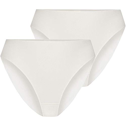 Nina von C 2 Stück Damen Jazzpant Basic Minislip Slip Sport Farben zur Auswahl, Grösse:XL - 42, Farbe:Champagner von Nina von C