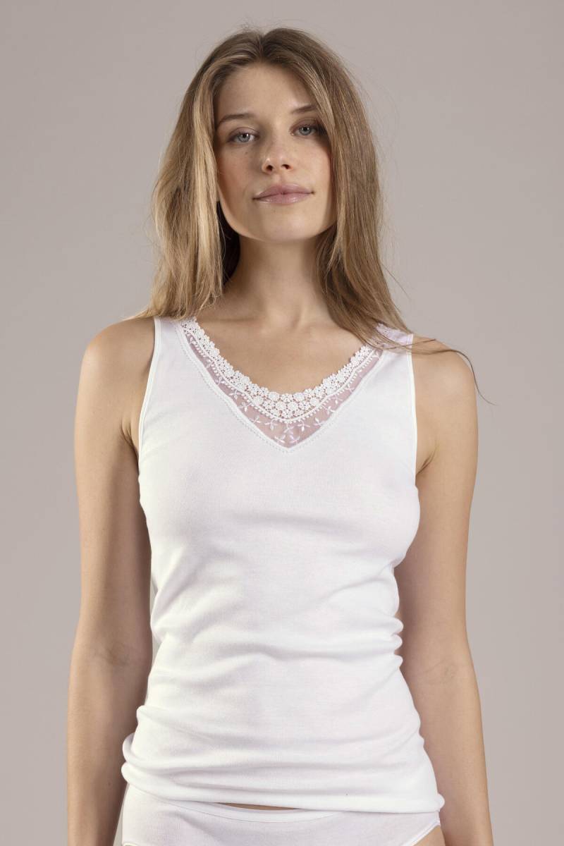 Nina von C. - Achseltop GOTS weiss - Gr. - 40 von Nina von C.