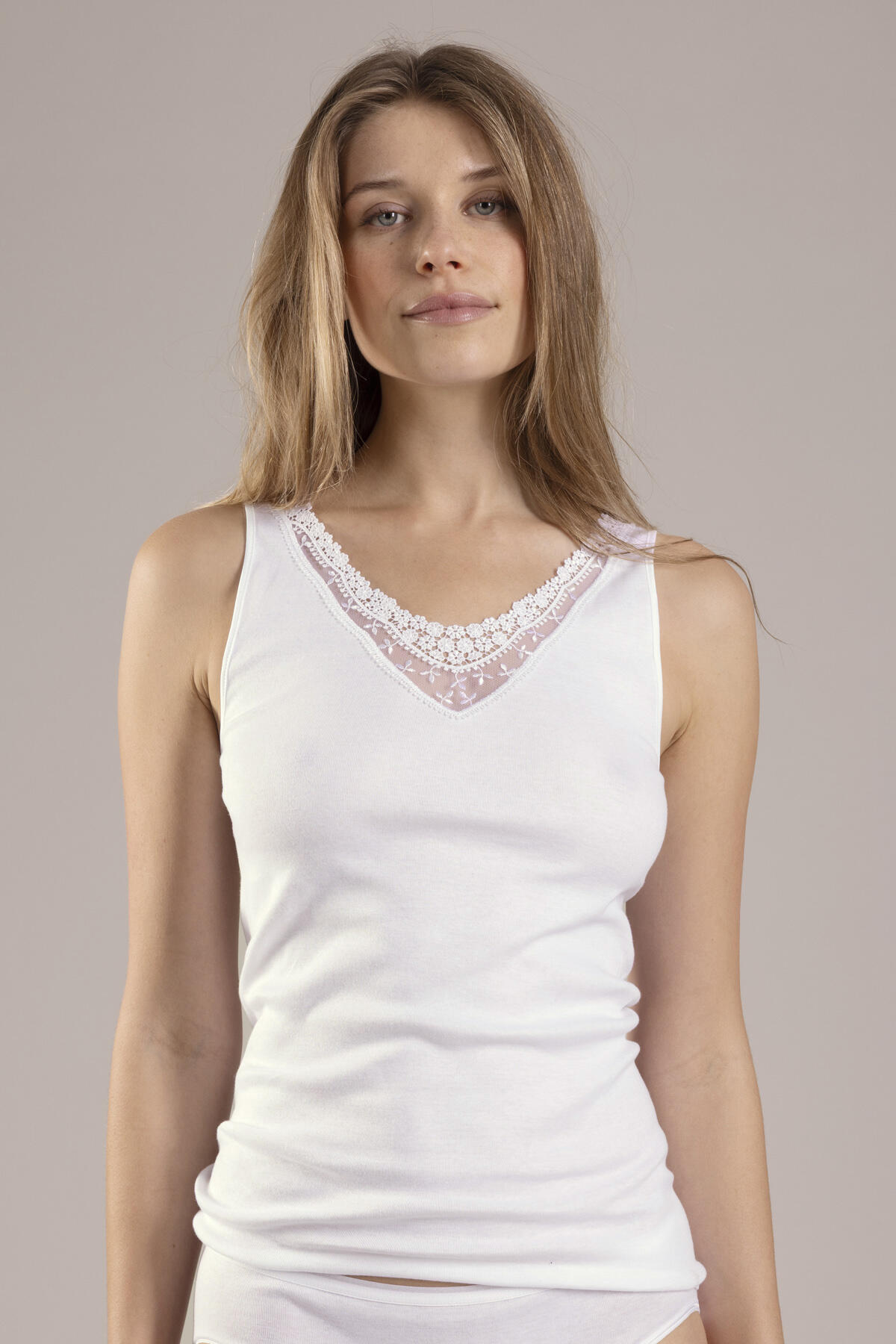 Nina von C. - Achseltop GOTS weiss - Gr. - 44 von Nina von C.