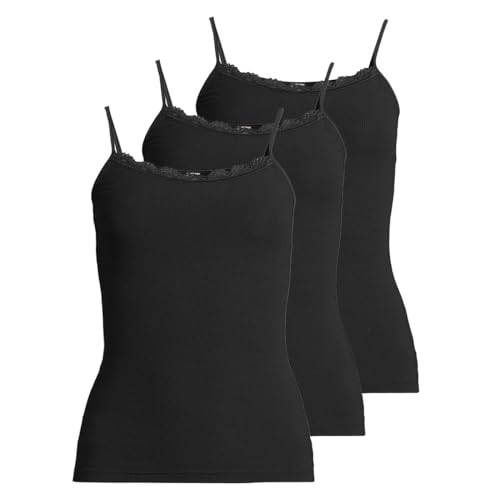 Nina von C. - Body & Soul - Spaghetti Top - 3er Pack (40 Schwarz) von Nina von C.