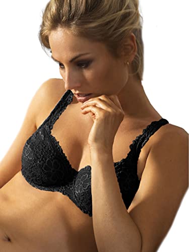 Nina von C. Bügel BH Millefleurs 49 509 444 0 Gr. 85E in Schwarz von Nina von C