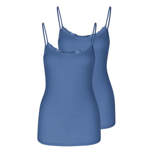 Nina von C. - Cosy - Spaghetti Top - 2er Pack (40 Azzurro) von Nina von C
