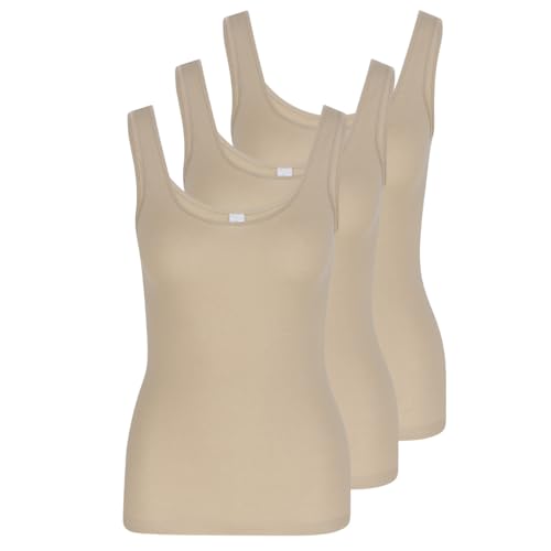 Nina von C. - Daily - Achselhemd ohne Arm - Tanktop - 3er Spar-Pack (36 Nude) von Nina von C.