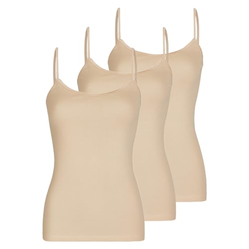 Nina von C. - Daily - Spaghetti Top - 3er Pack (38 Nude) von Nina von C.