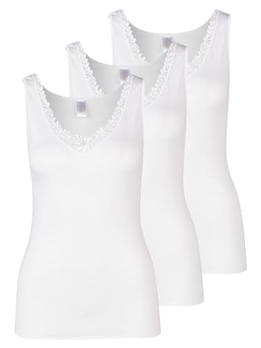 Nina von C. Damen Achselhemd Fine Cotton 70 300 223 0 Gr. 40 in Weiss von Nina von C