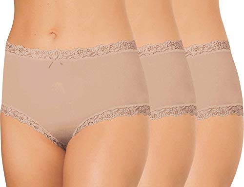 Nina von C. Damen-Taillenslip 3er-Pack Modal Haut Größe 44 von Nina von C