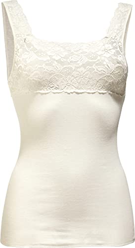 Nina von C. Damen-Unterhemd "FINE COTTON" champagner Größe 38 von Nina von C