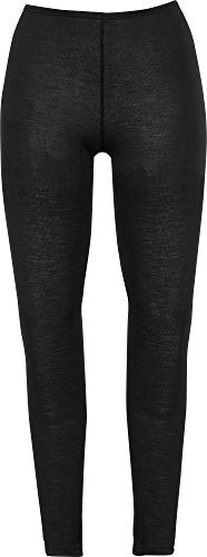 Nina von C. Damen-Unterhose, lang Wolle/Seide schwarz Größe 44 von Nina von C