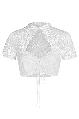 Nina von C. Dirndl-Bluse, Kurzarm Damen von Nina von C