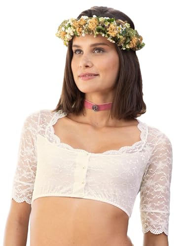 Nina von C. Dirndl-Bluse halbarm champ - 44 von Nina von C