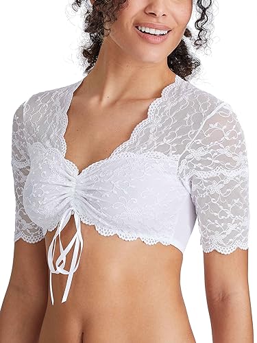 Nina von C. Dirndl-Bluse, halbarm Damen von Nina von C