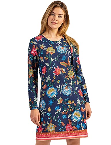 Nina von C. Langarm Nachthemd mit Blumen Print 93770902 | Blau 42 von Nina von C.