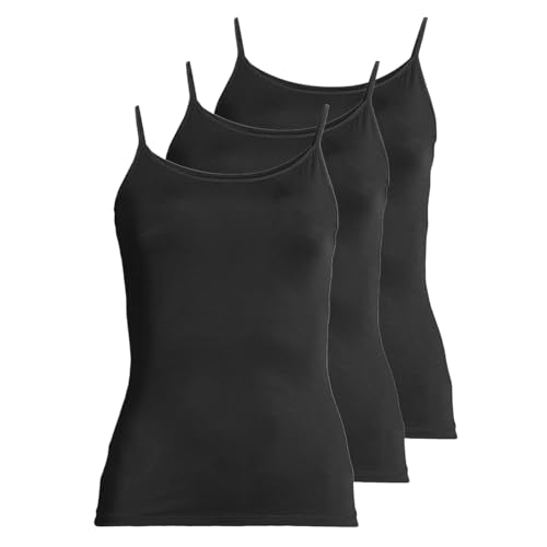 Nina von C. - Pure - Spaghetti Top - 3er Pack (46 Schwarz) von Nina von C