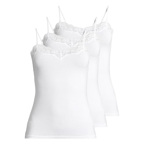 Nina von C. - Romance - Spaghetti Top - 3er Pack (42 Weiß) von Nina von C