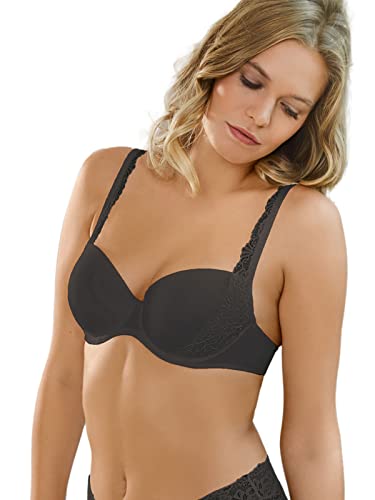 Nina von C. Schalen BH Romance 16 511 648 0 Gr. 75A in Schwarz von Nina von C