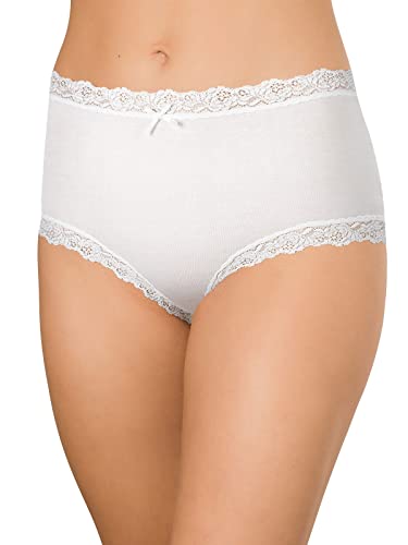 Nina von C. Damen-Taillenslip 3er-Pack weiß Größe 36 von Nina von C