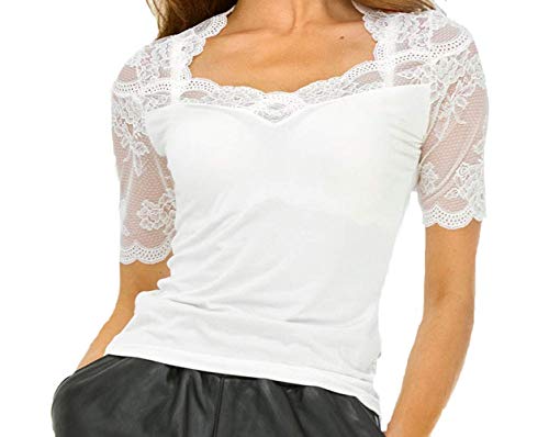 Nina-von-C. Spitzenshirt-1/2Arm (46) von Nina von C