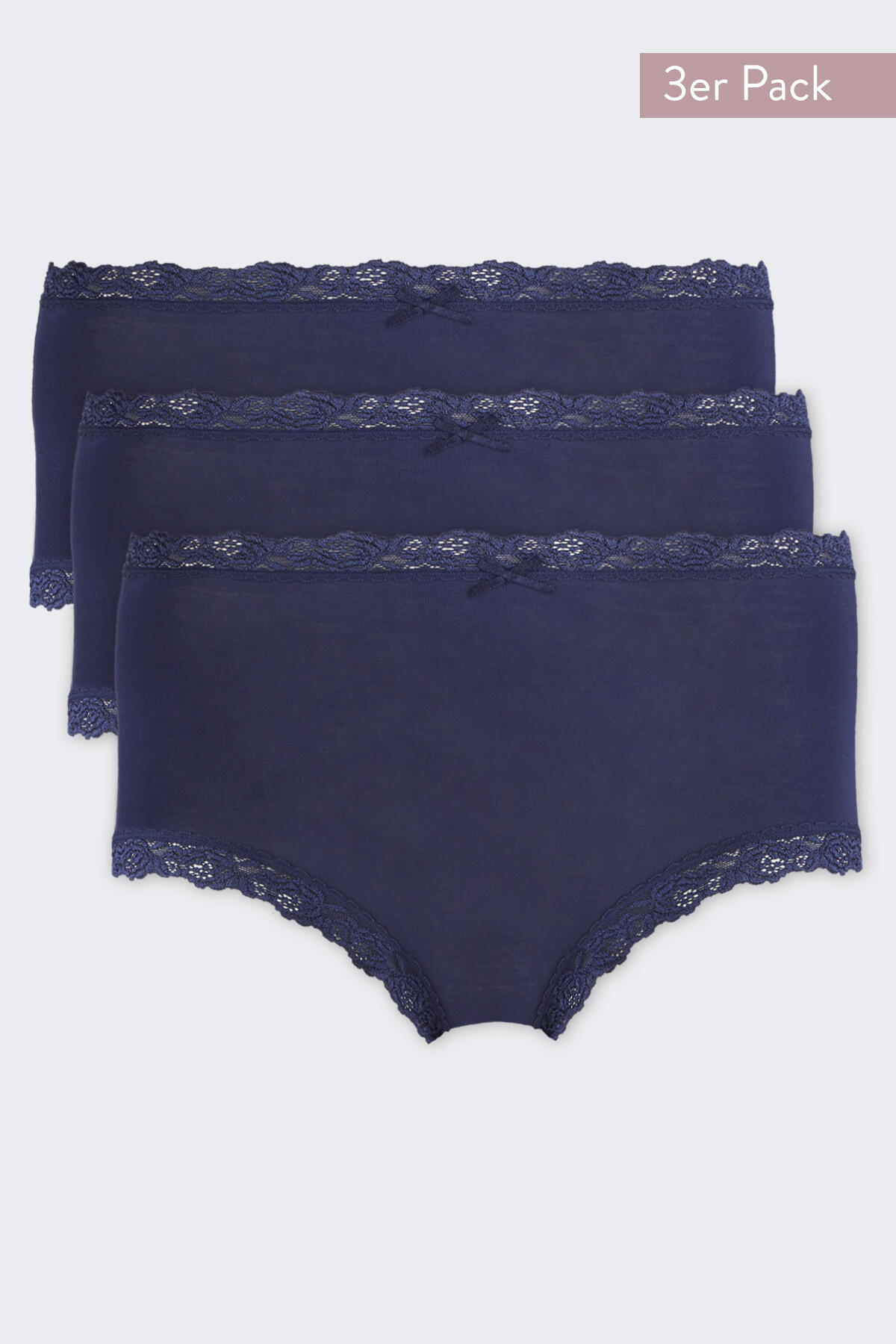 Nina von C. - Taillenslip 3er Pack nachtblau (19/2) - Gr. - 48 von Nina von C.