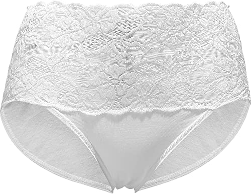 Nina von C. Damen-Taillenslip FINE Cotton weiß Größe 44 von Nina von C.