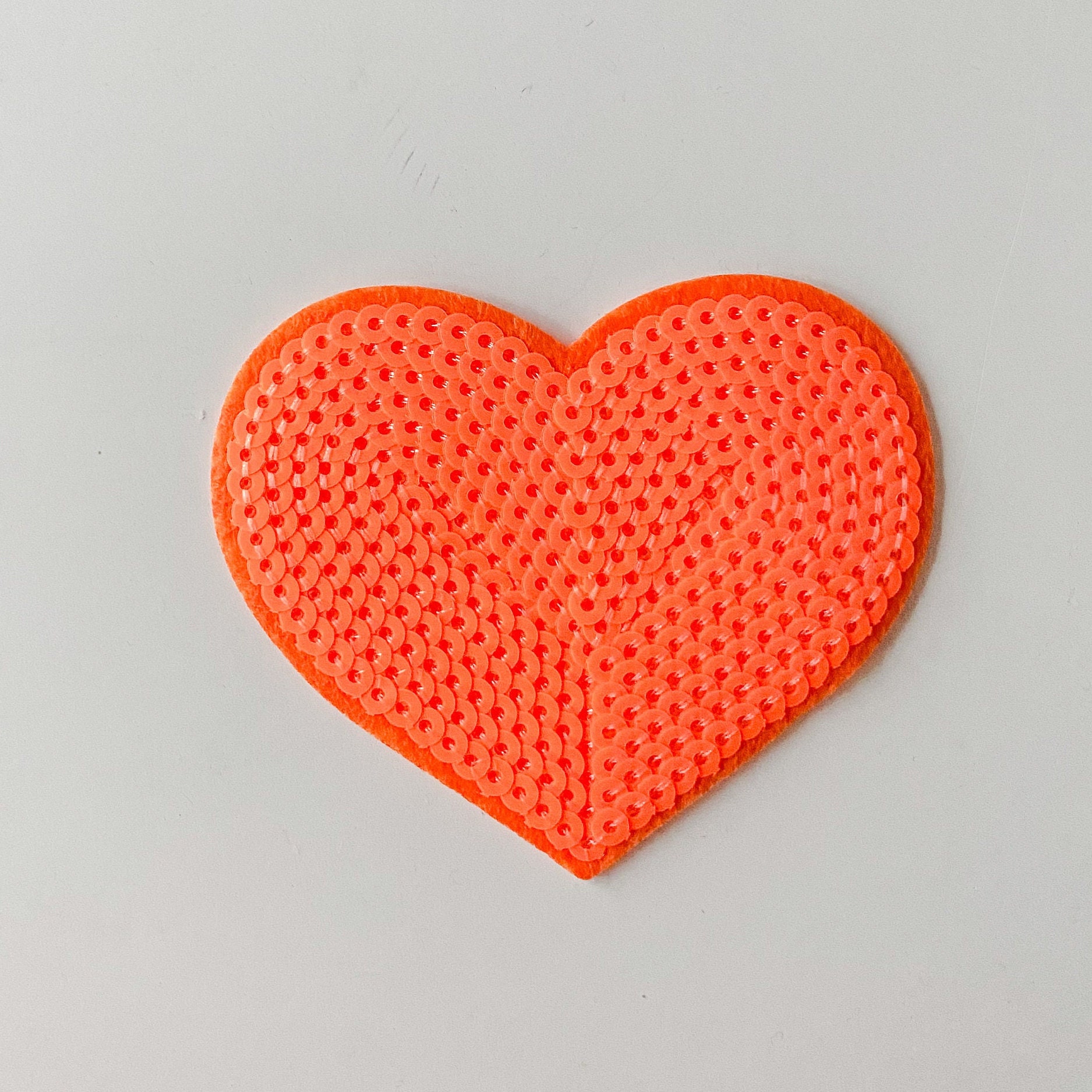 Pailletten Herz Aufnäher Heart Patch von NinaNordics